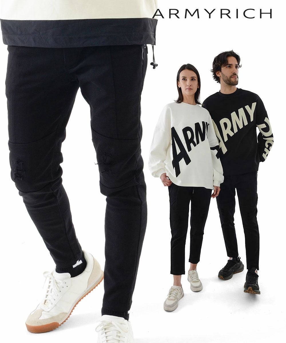 アンクル丈 スキニーパンツ ストレッチ メンズ 足が太い