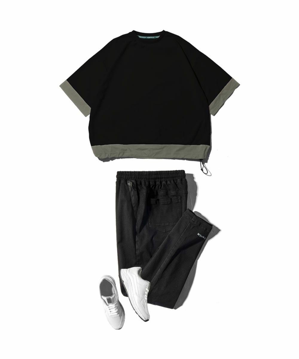 アンクル丈 スキニーパンツ ストレッチ メンズ 足が太い