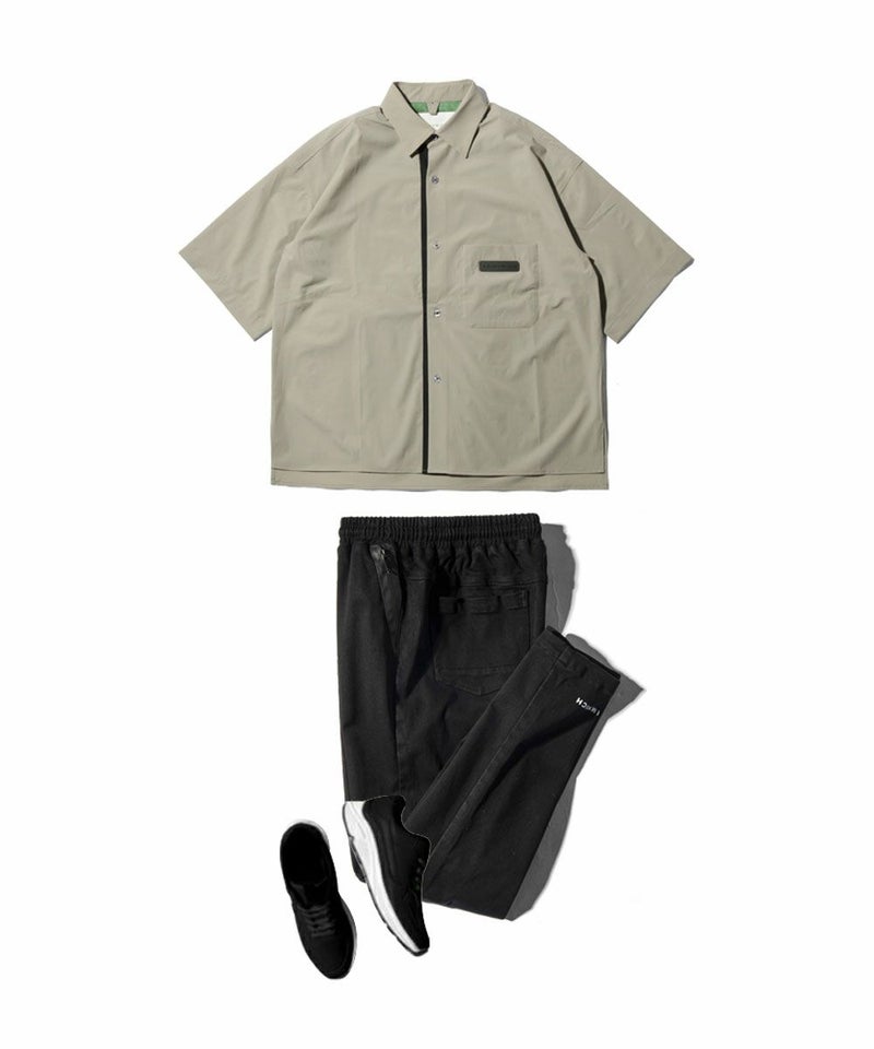 アンクル丈 スキニーパンツ ストレッチ メンズ 足が太い BLACK 黒