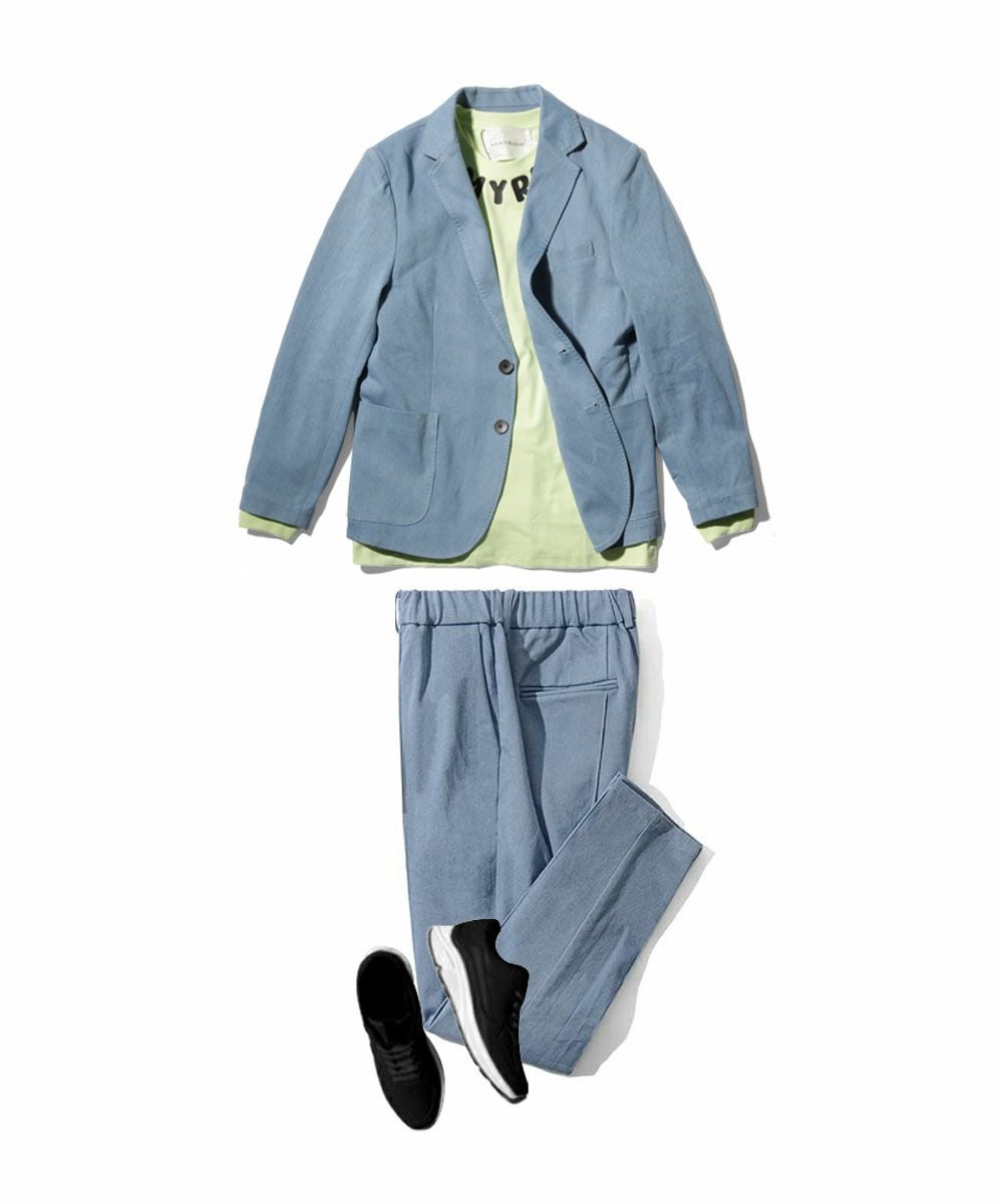 Feel Loose デニムストレッチスーツセットアップ | セットアップ