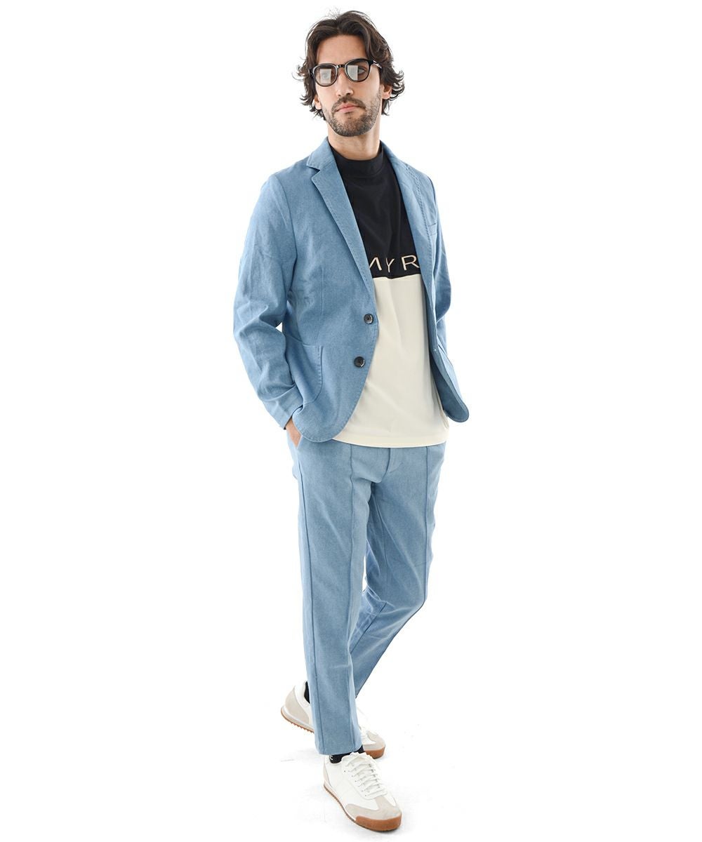 Feel Loose デニムストレッチスーツセットアップ | セットアップ