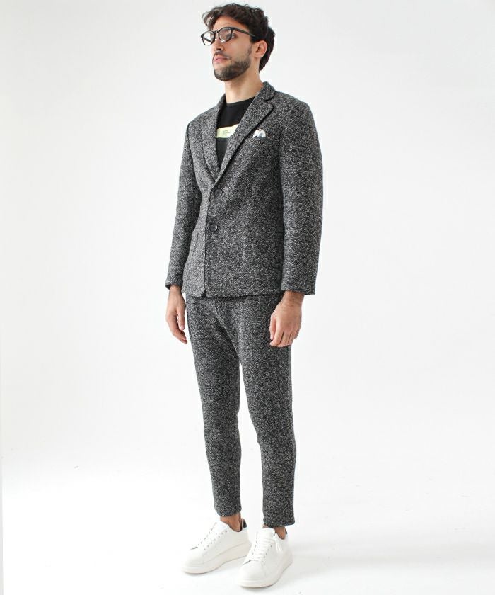 ジャケット スーツ セットアップ メンズ 結婚式 コーディネート