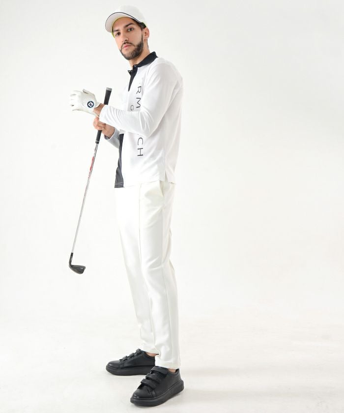 ゴルフウェア ゴルフウェアセットアップ ゴルフセットアップ メンズ モックネック コーディネート