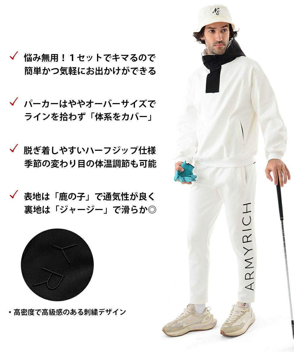 30代、40代にぴったりなメンズアパレルブランドARMYRICHの鹿の子ハーフ