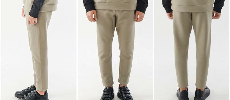 アンクル丈 スキニーパンツ ストレッチ メンズ 足が太い