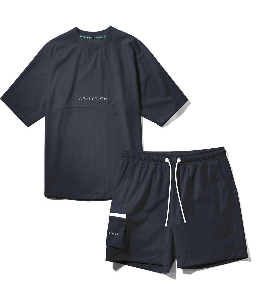21%OFF】ストレッチナイロンTシャツセットアップ | セットアップ