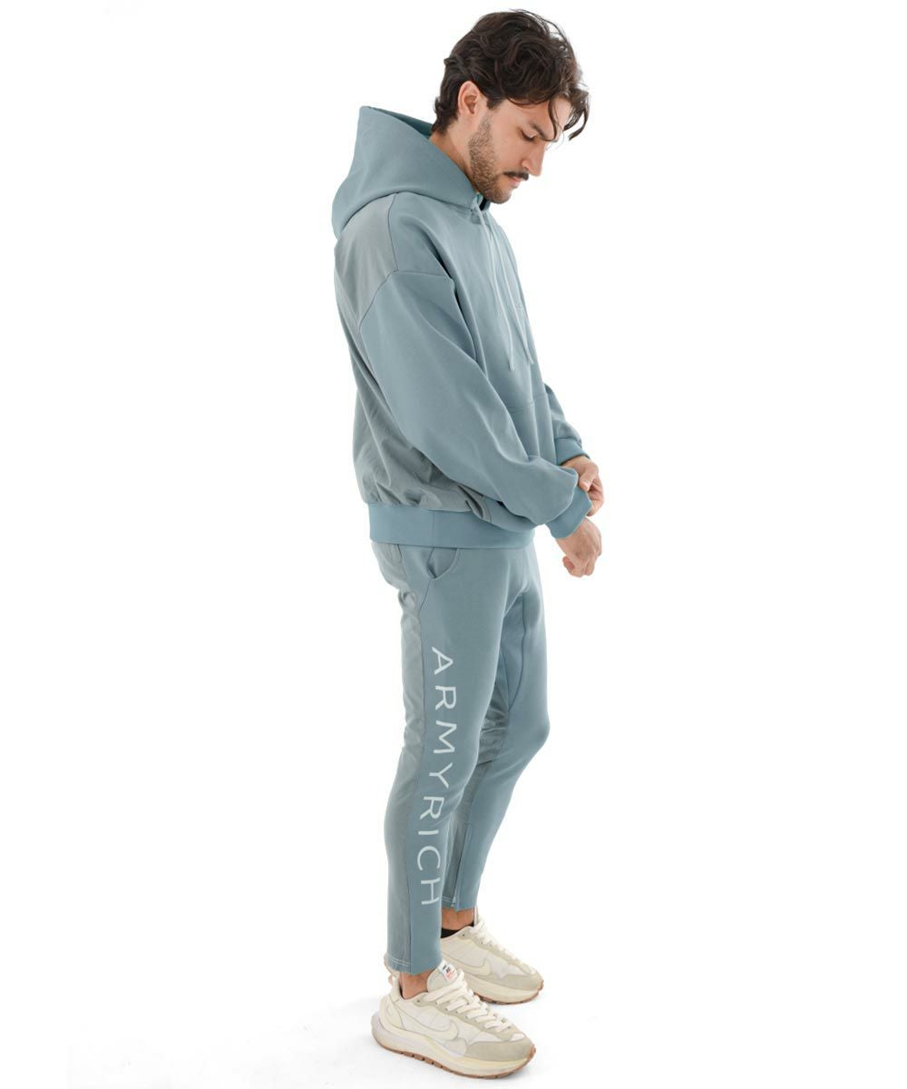30％OFF】ナイロン切替ボンディングオーバーサイズパーカー