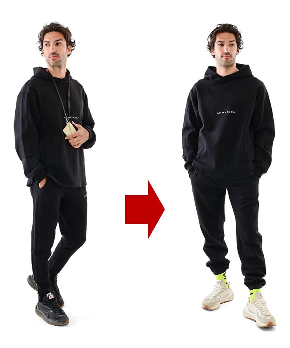 Ameri ボンディングパーカー 黒 WEB&DEPOT限定》BONDING ZIP UP PARKA / ボンディング ジップアップ