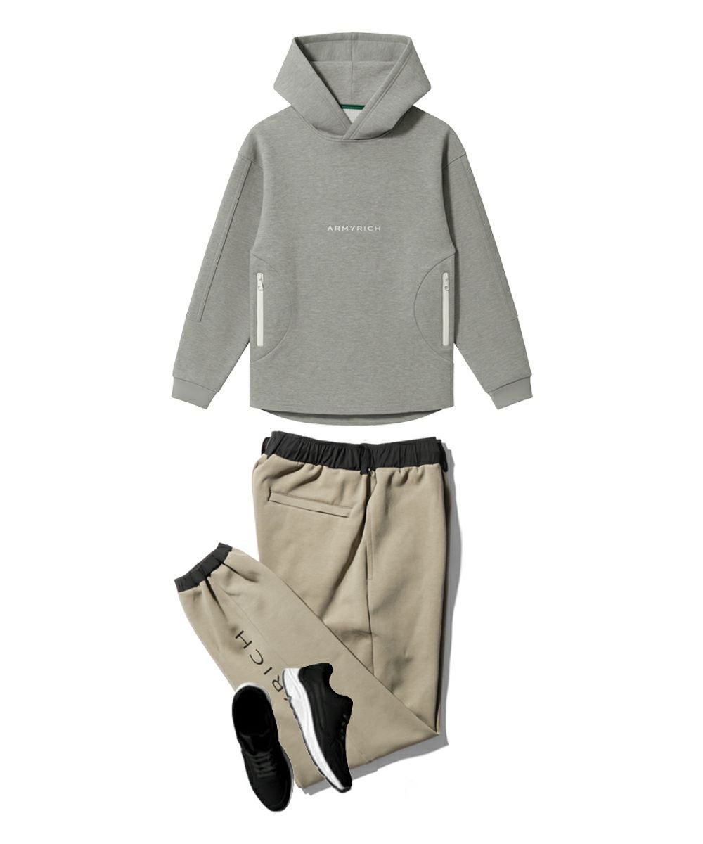 myu ボンディング パーカー ジップ  グレー WEB&DEPOT限定》BONDING ZIP UP PARKA / ボンディング ジップアップ