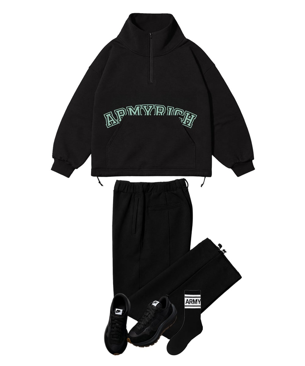 11％OFF】スウェットハーフジップセットアップ | セットアップ・メンズ