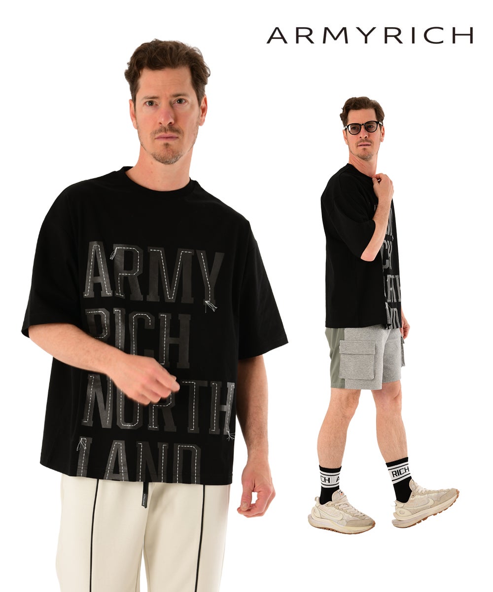 Feel Loose ステッチロゴTシャツ