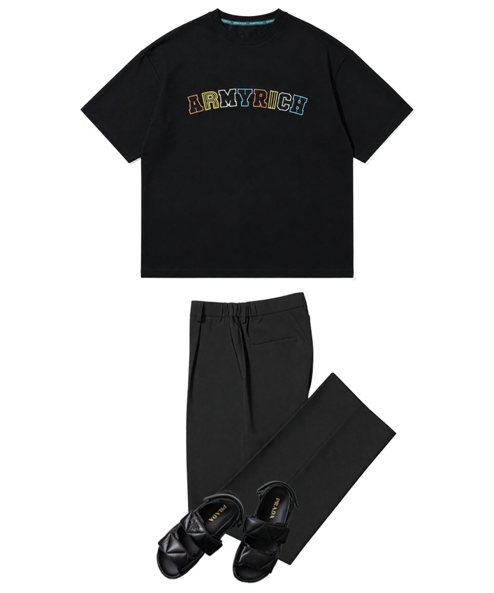 8月5日頃、発送予定】カラフルカレッジTシャツ | セットアップ・メンズ
